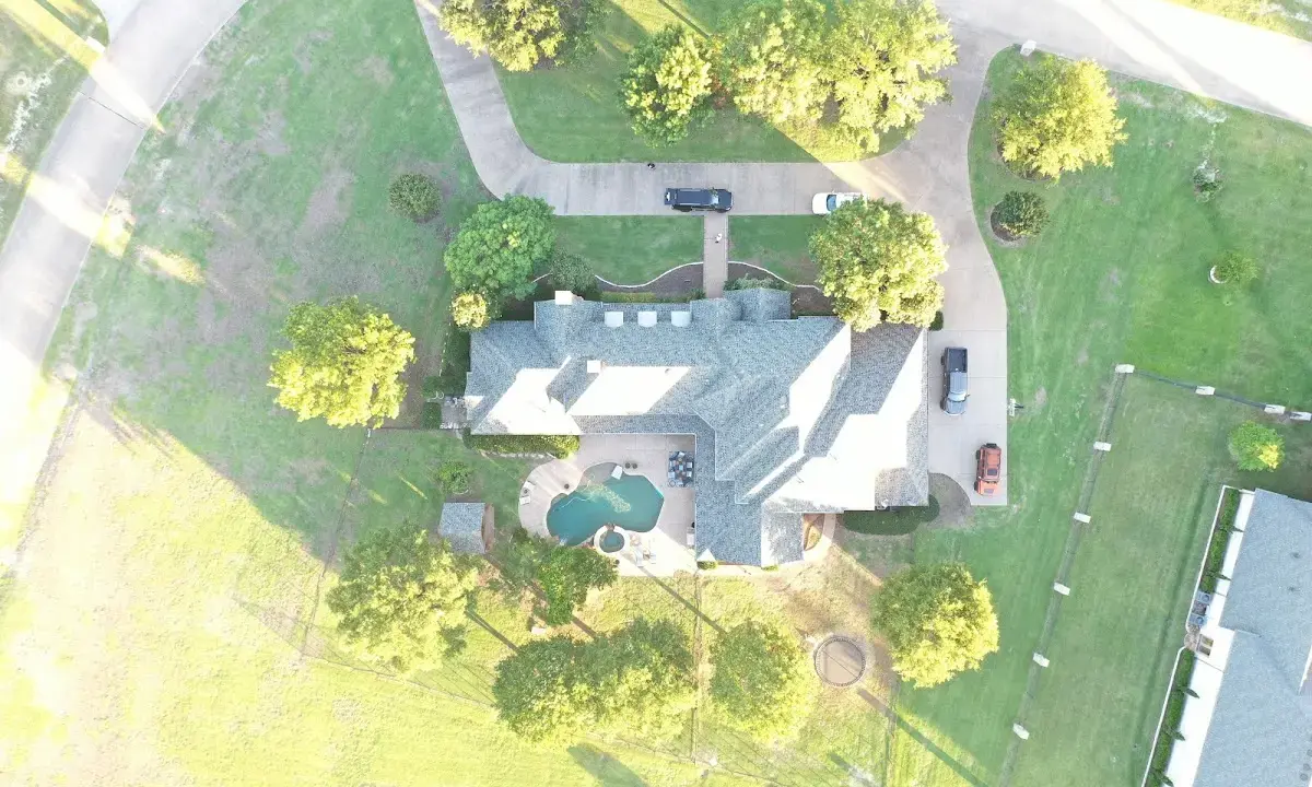 New shingle roof installation on a home in Lumberton